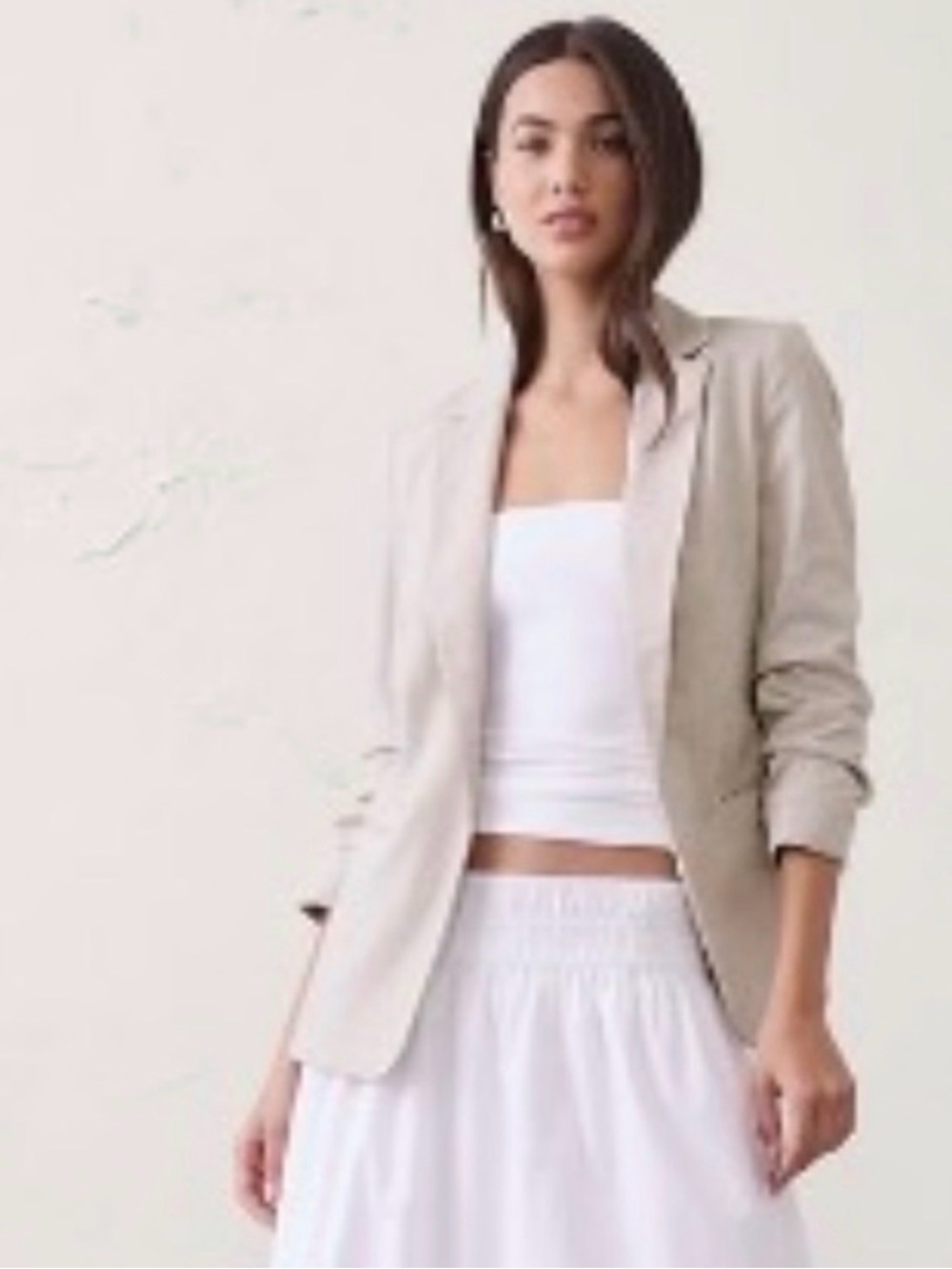 Banana Republic Factory Hayden Linen-Blend Women's Blazer